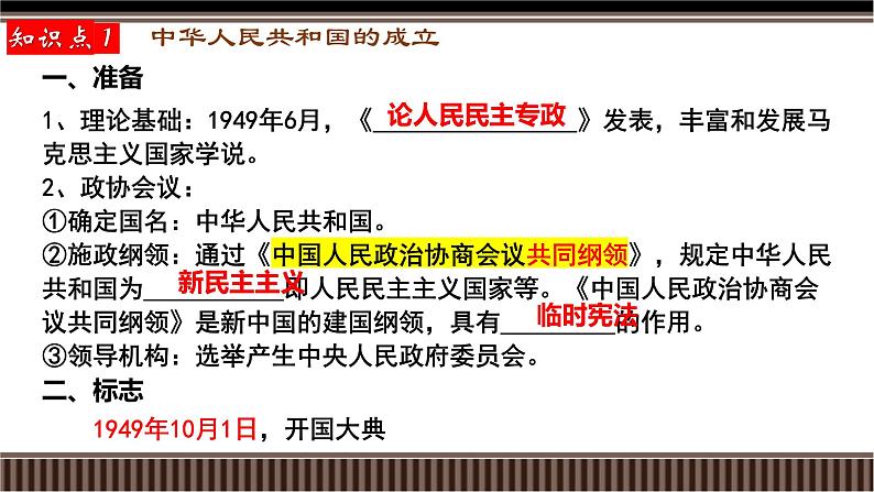 第22讲 中华人民共和国成立和向社会主义的过渡-【备战2025】2025届新高考历史一轮复习备考课件(新教材新高考)第7页