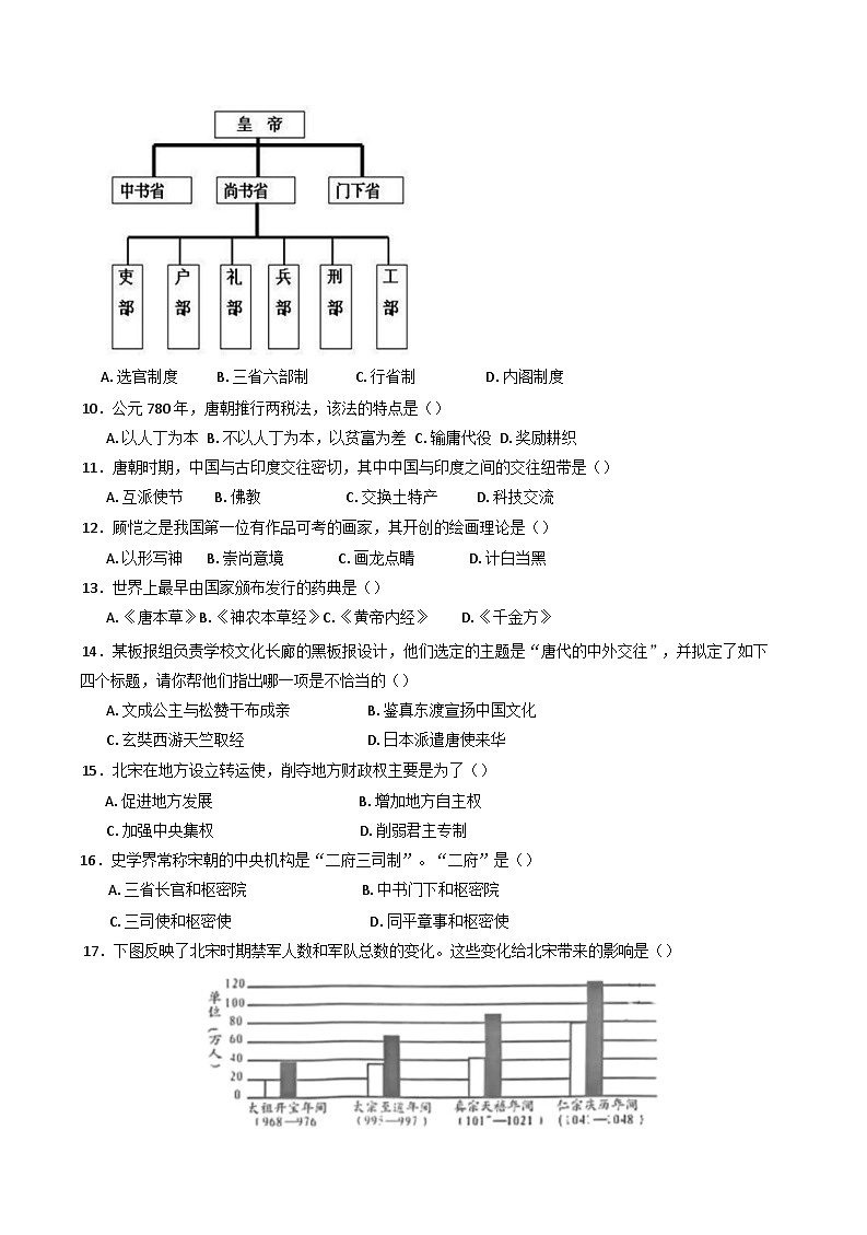 河北省衡水市阜城实验中学2024-2025学年高一上学期期末考试历史试题(含解析)第2页