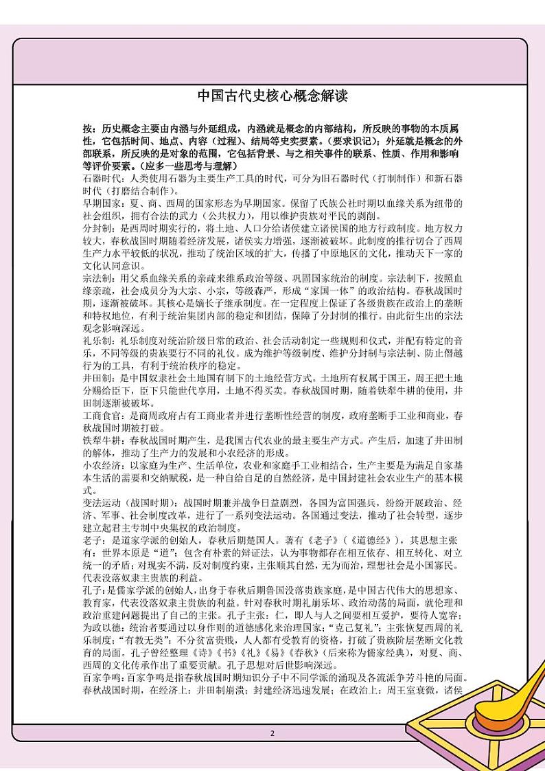 【高中历史】知识通关宝典 学案第2页