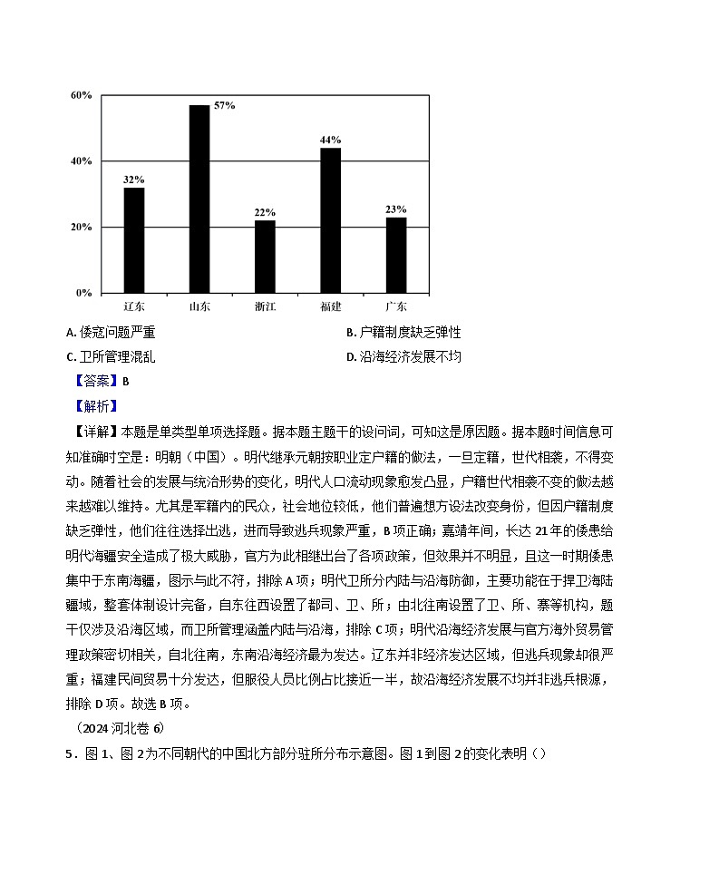 天津市第二十五中学2024-2025学年高三下学期开学考试历史试题(解析版)第3页