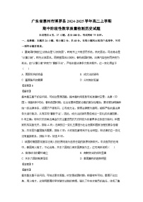 2024-2025學(xué)年廣東省惠州市博羅縣高二上學(xué)期期中階段性教學(xué)質(zhì)量檢測(cè)歷史試卷（解析版）