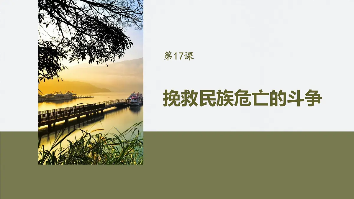 第五单元 第17课 挽救民族危亡的斗争第2页