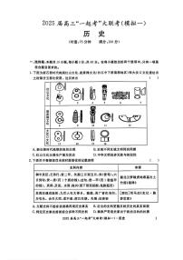 湖南部分學(xué)校2025屆高三下學(xué)期3月“一起考”大聯(lián)考（模擬一）歷史試題及答案
