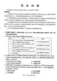 2024届广东省茂名市高三上(1月)-历史试题（含答案）