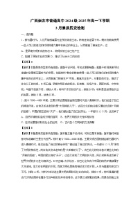 广西崇左市普通高中2024级2025年高一下学期3月素质检测历史试题（解析版）