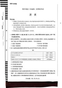 历史丨天一大联考河南省2025届高三下学期3月第二次模拟考试历史试卷及答案