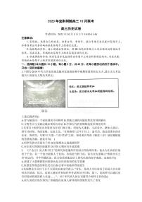 2024届湖北省宜荆荆随高三上学期10月联考-历史试题（含答案）