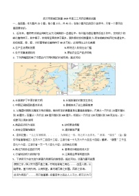 2025届湖北省武汉市新城区联盟高三下学期三月模拟历史试题（含答案）
