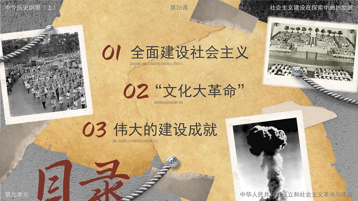 部编版2025高中历史必修中外历史纲要上26 社会主义建设在探索中曲折发展 课件第2页