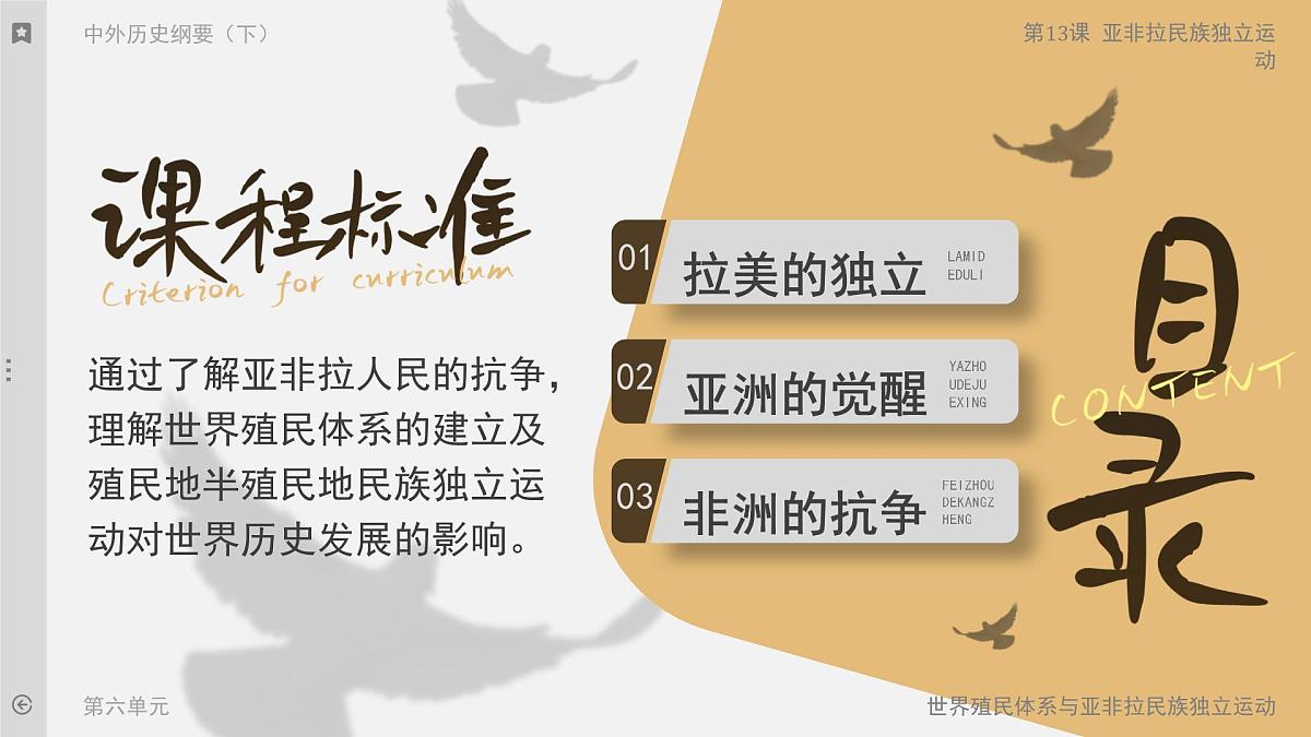 部编版2025高中历史必修中外历史纲要下第13课 亚非拉民族独立运动 课件第5页