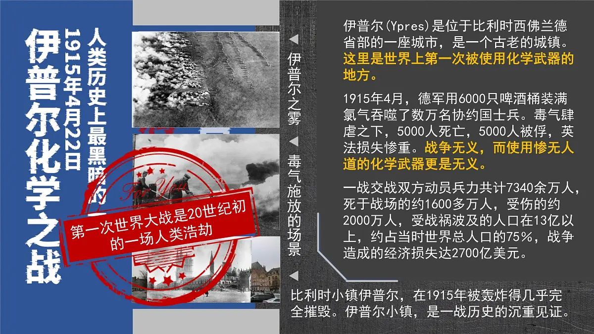 部编版2025高中历史必修中外历史纲要下第14课 第一次世界大战与战后国际秩序 课件第3页