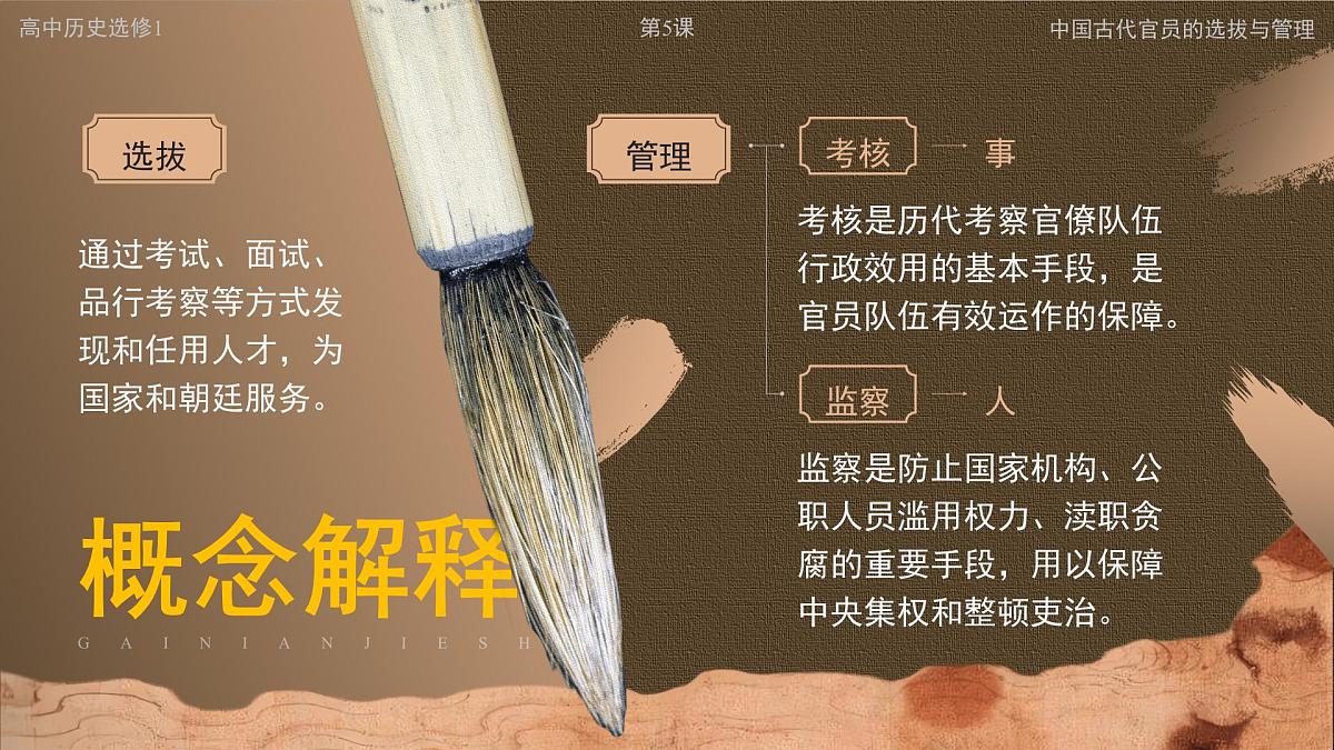 部编版2025高中历史选择性必修1 国家制度与社会治理第5课 中国古代官员的选拔与管理 课件第4页