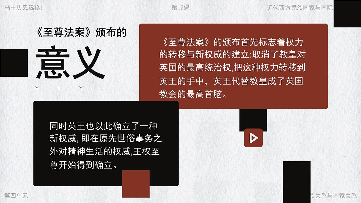 部编版2025高中历史选择性必修1 国家制度与社会治理第12课 近代西方民族国家与国际法的发展 课件第7页