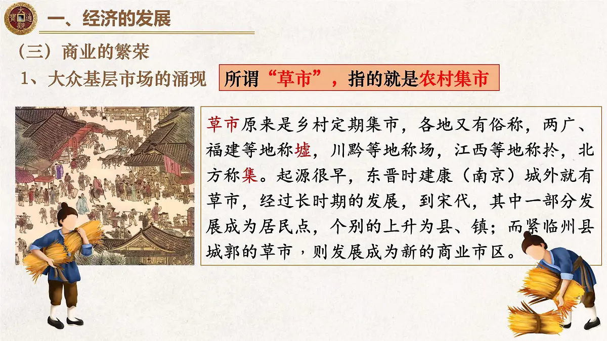 人教统编版高中历史必修上 3-11课件:辽宋夏金元的经济、社会与文化第7页