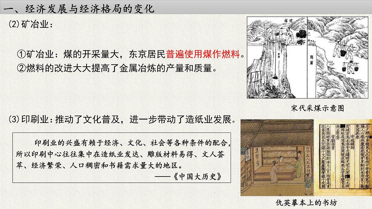 人教统编版高中历史必修上 3-11课件:辽宋夏金元的经济、社会与文化第5页