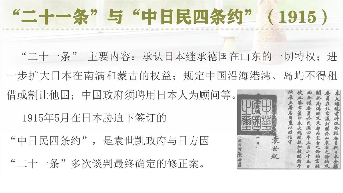人教统编版高中历史必修上 6-19《北洋军阀统治时期的政治、经济与文化》课件第8页