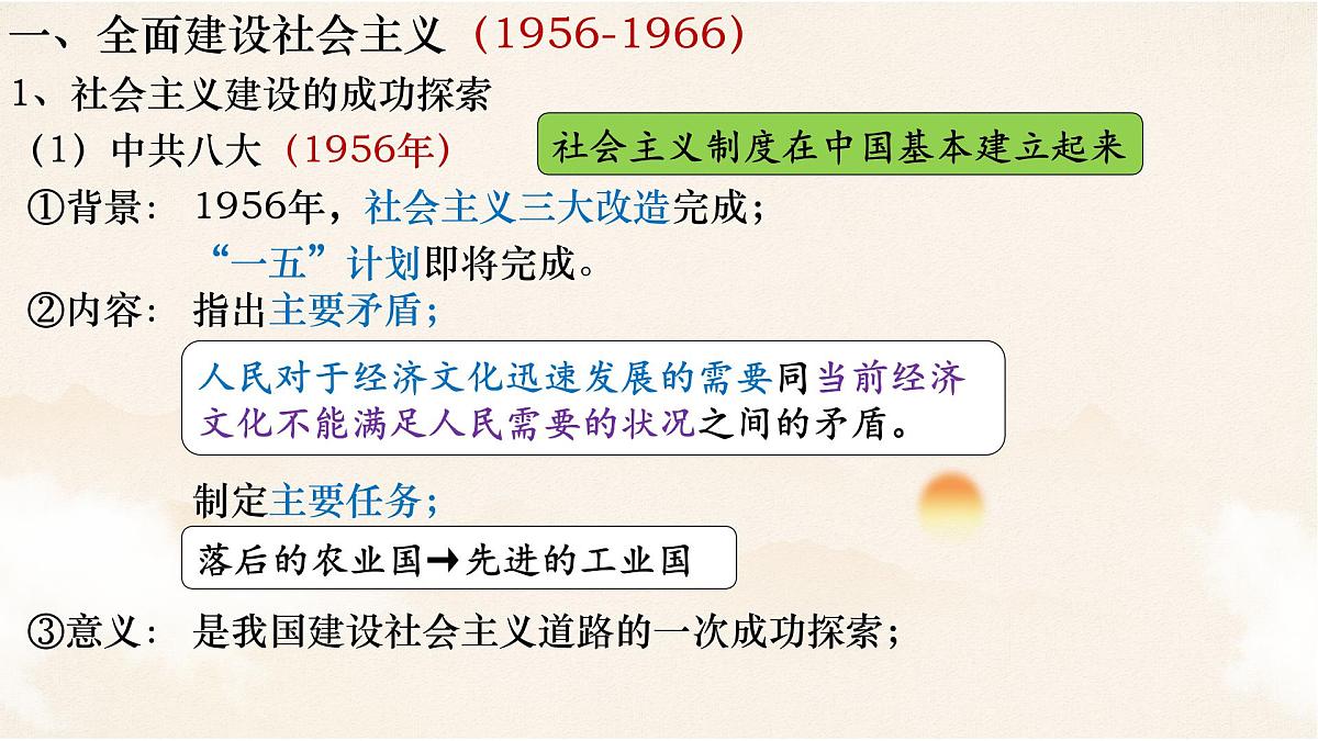 人教统编版高中历史必修上 9-26《社会主义建设在探索中曲折发展》课件第2页