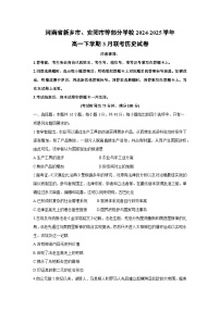 河南省新乡市、安阳市等部分学校2024-2025学年高一下学期3月联考历史试卷（解析版）