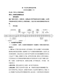 高中历史人教统编版(必修)中外历史纲要(下)欧洲的思想解放运动学案及答案