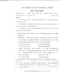 湖北省新八校协作体2025届高三下学期5月联考历史试题（PDF版附解析）