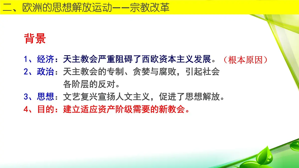 人教统编版高中历史必修下 第四单元《资本主义制度的确立》复习课件第7页