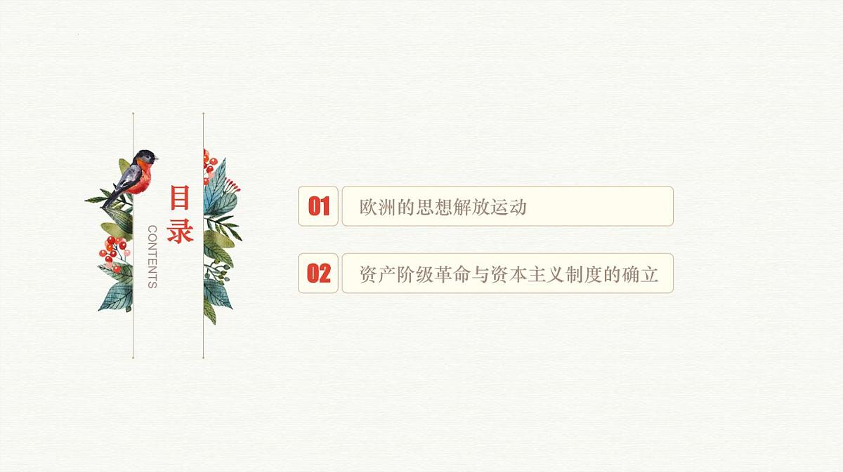 人教统编版高中历史必修下 第四单元《资本主义制度的确立》知识梳理课件第3页