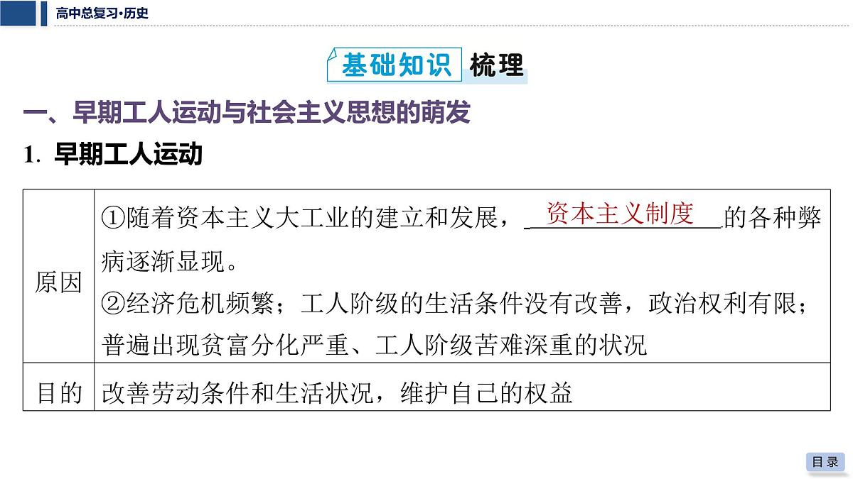 第十三单元 2026届高中历史一轮复习 第44讲 马克思主义的诞生与传播 课件第5页