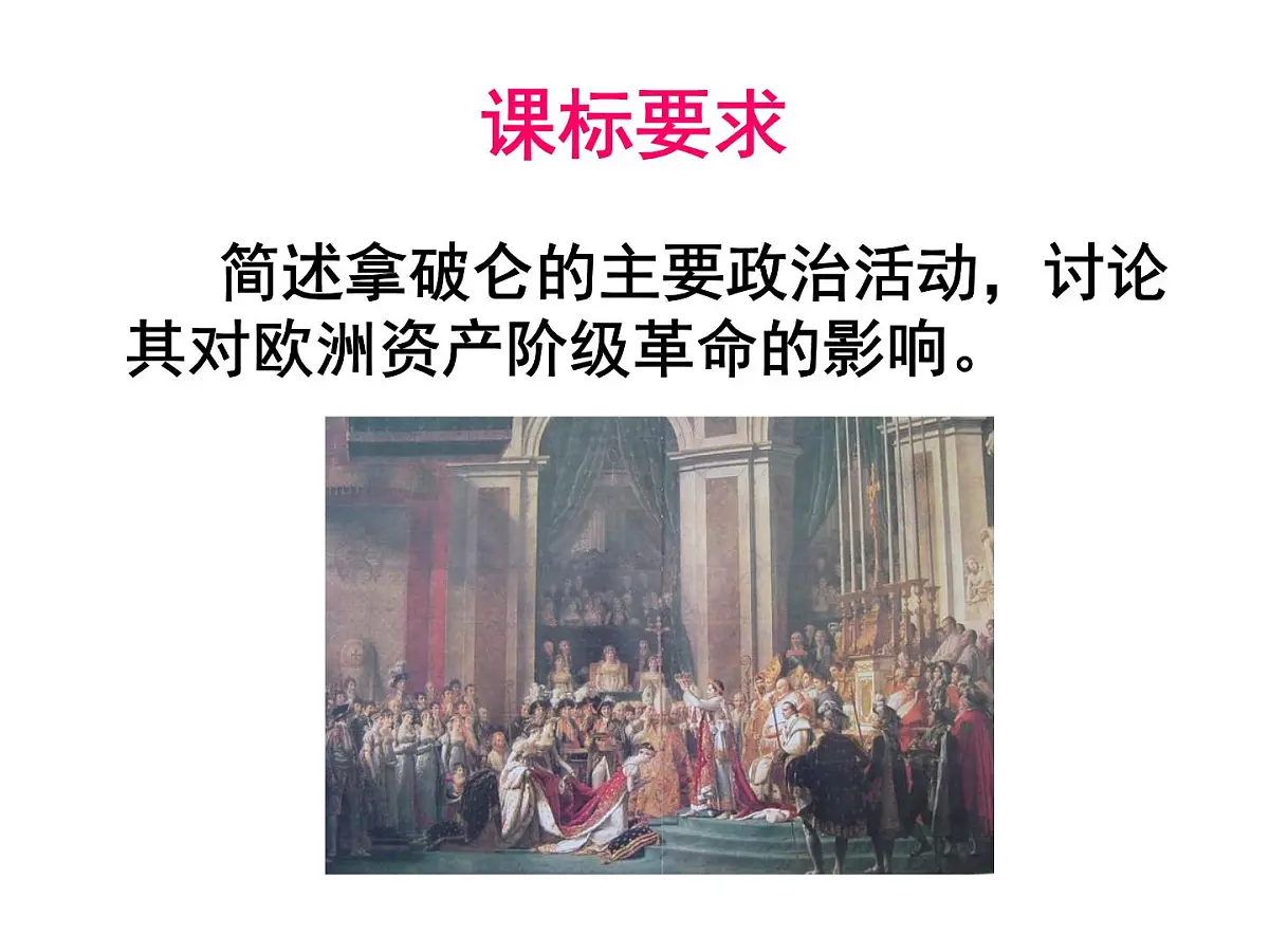 人教版 (新课标)高中历史选修4 3-3《一代雄狮拿破仑》课件第4页