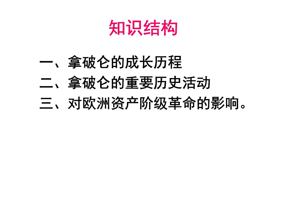 人教版 (新课标)高中历史选修4 3-3《一代雄狮拿破仑》课件第5页