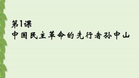 人教版 (新课标)选修4 中外历史人物评说中国民主革命的先行者孙中山获奖ppt课件