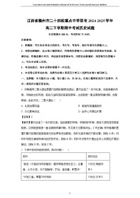 江西省赣州市二十四校重点中学联考2024-2025学年高二下学期期中考试历史试题（解析版）