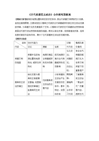 高中历史人教版 (新课标)必修1 政治史古代希腊民主政治教案