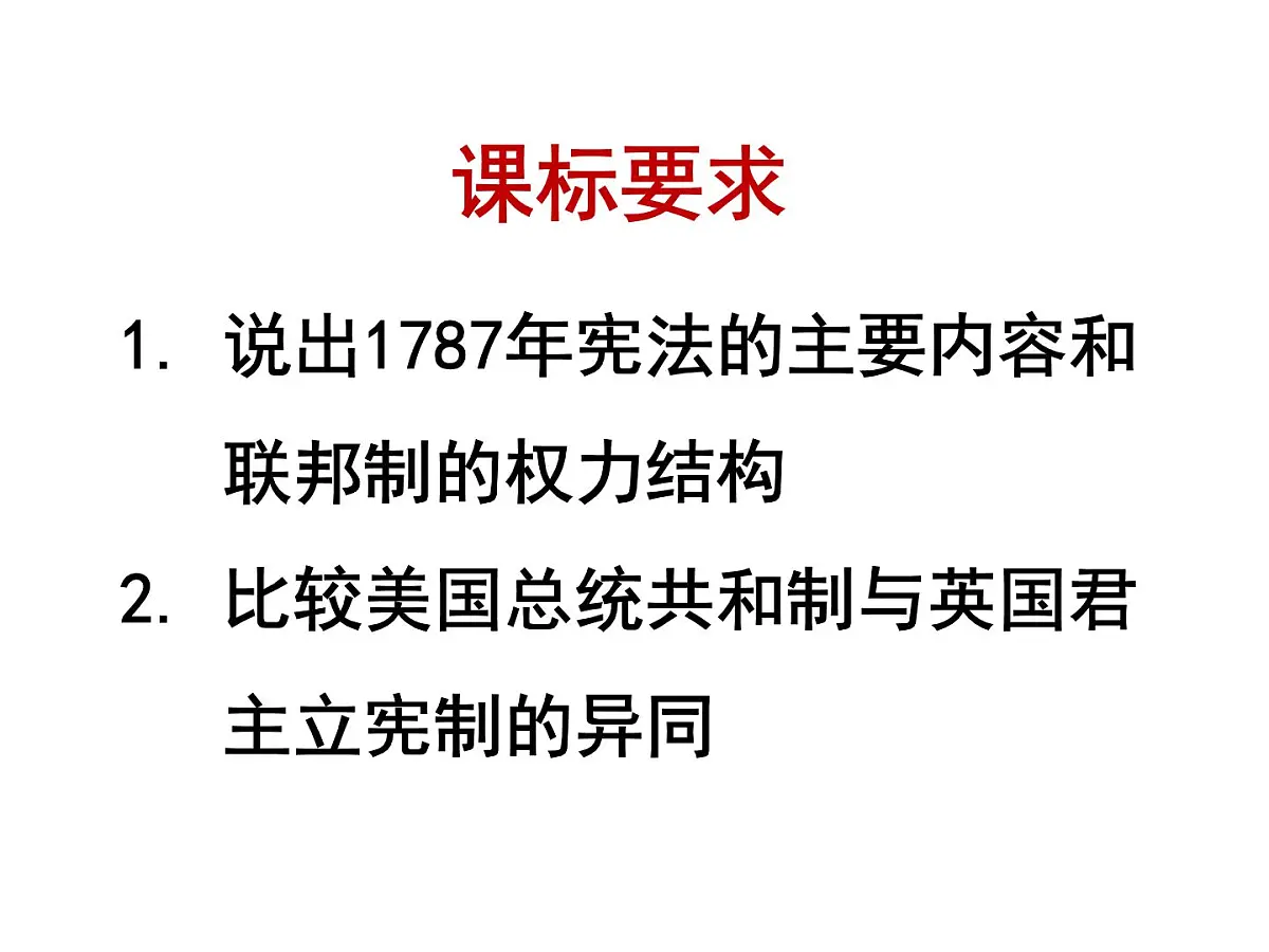 教案—人教版 (新课标)高中历史必修1 3-8《美国联邦政府的建立》课件第3页