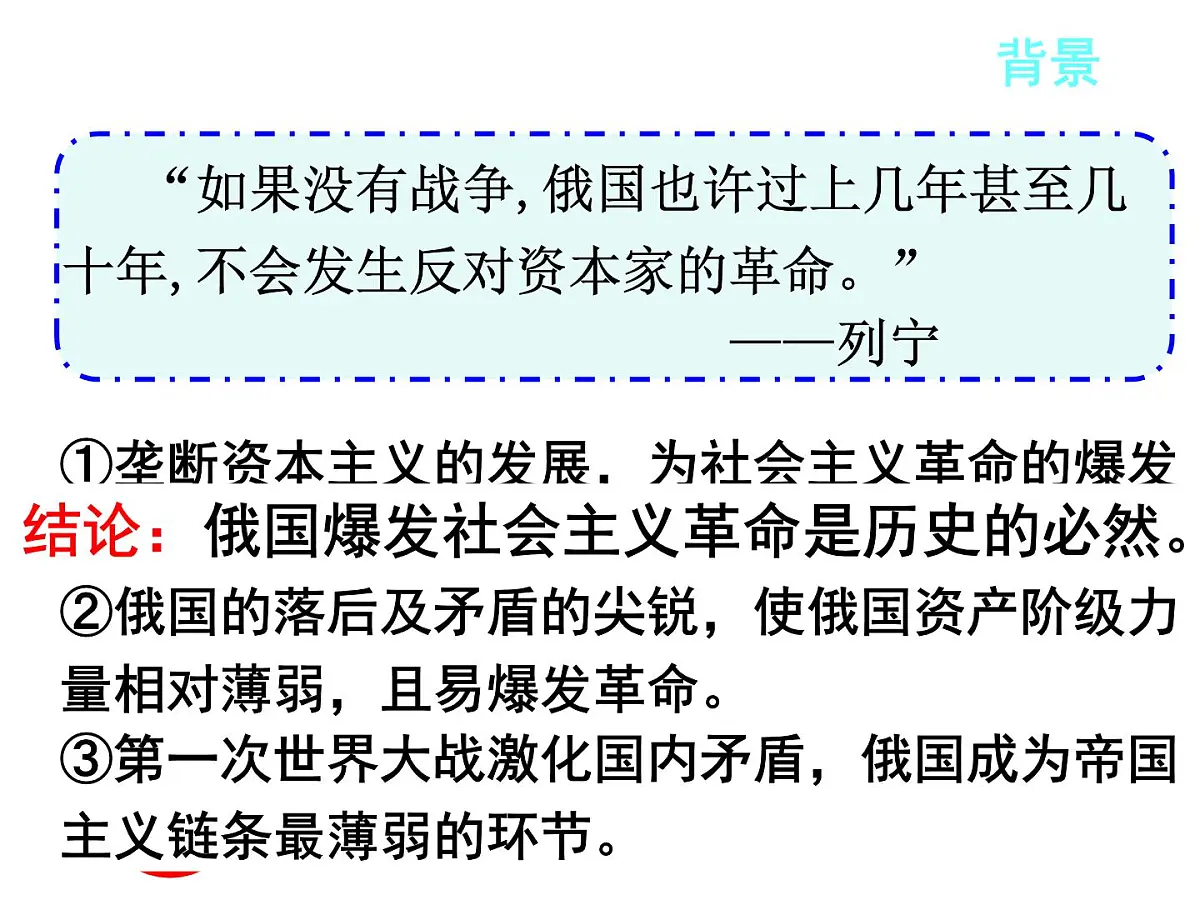 课件—人教版 (新课标)高中历史必修1 5-19《俄国十月革命的胜利》第6页