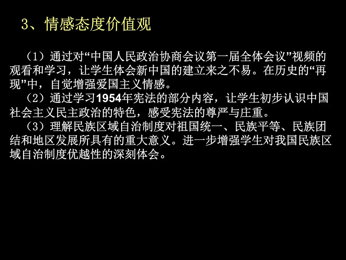 人教版 (新课标)高中历史必修1 6-20《新中国的民主政治建设》说课课件第4页