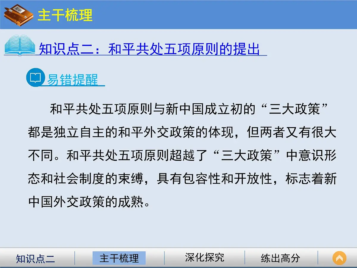 人教版 (新课标)高中历史必修1 7-23《新中国初期的外交》课件第6页