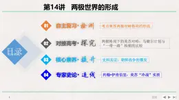 專題串講課件：人教版 (新課標(biāo))高中歷史必修1 8-25兩極世界的形成
