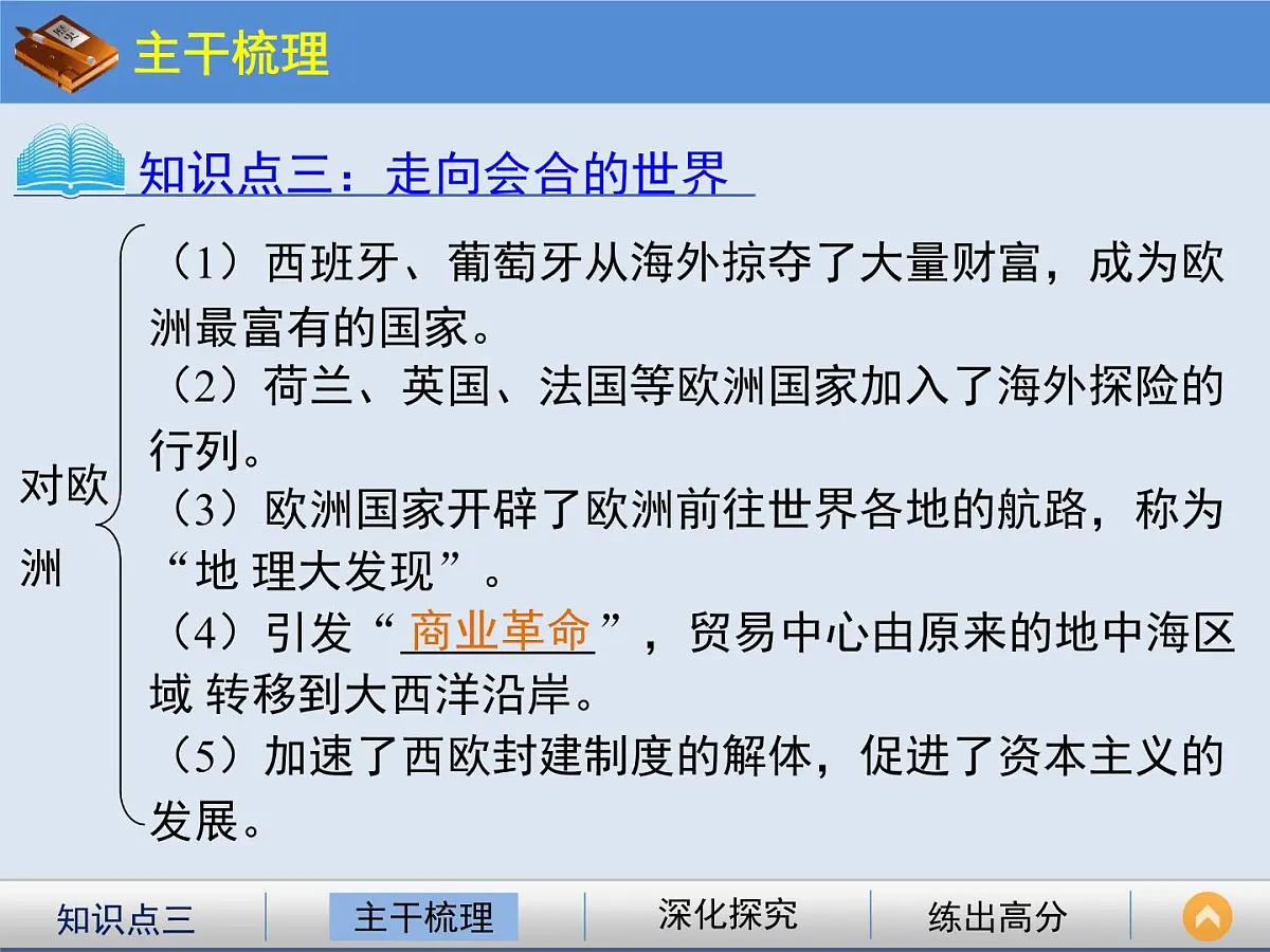 人教版 (新课标)高中历史必修2 2-5《开辟新航路》课件第6页