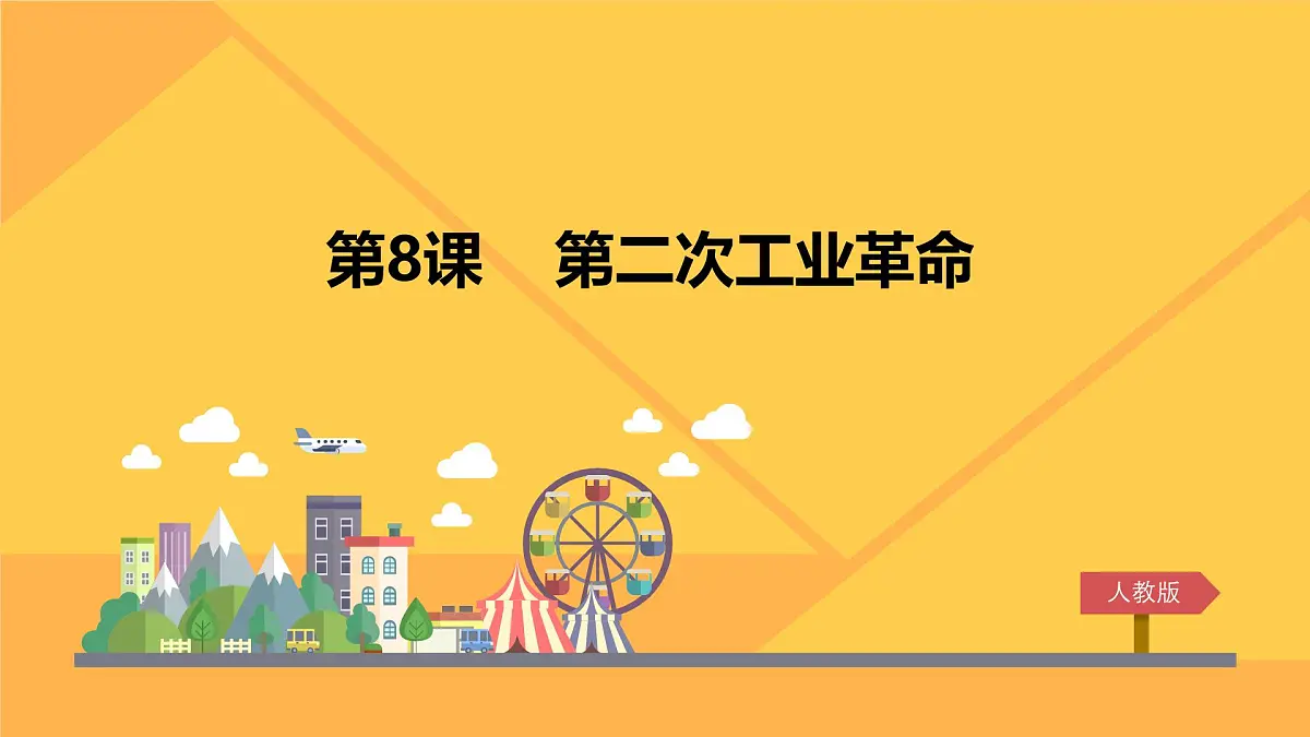 课件—人教版 (新课标)高中历史必修2 2-8《第二次工业革命》第1页