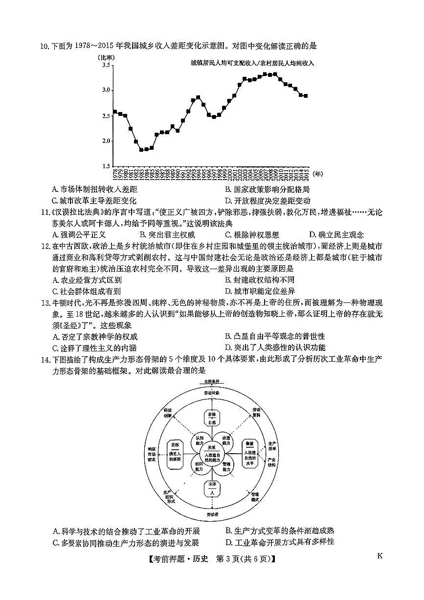 高三历史第3页