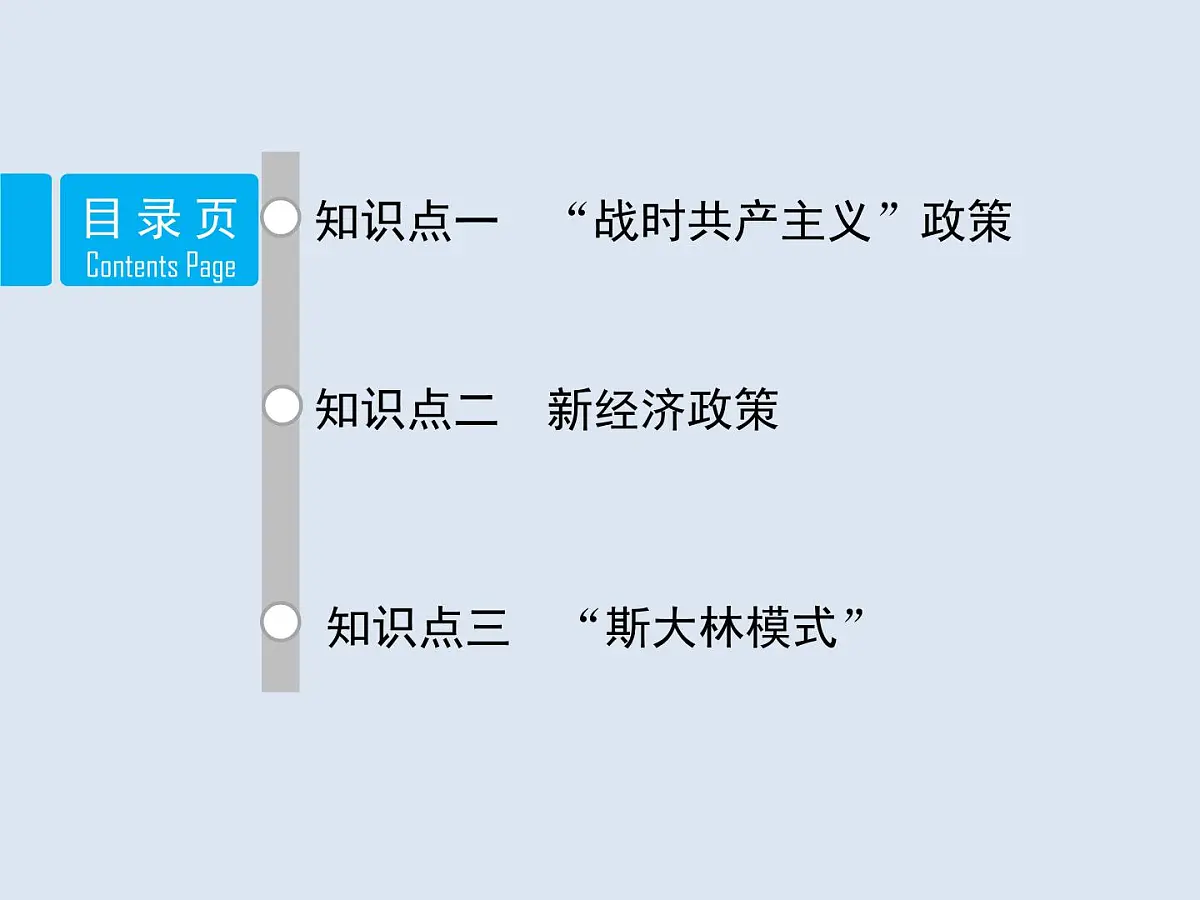 人教版 (新课标)高中历史必修2 7-20《从“战时共产主义”到“斯大林模式”》课件第2页