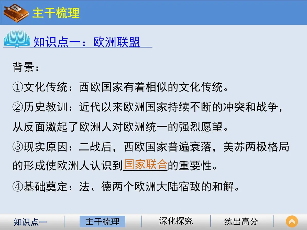 人教版 (新课标)高中历史必修2 8-23《世界经济的区域集团化》课件第3页