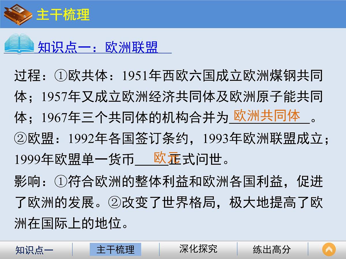 人教版 (新课标)高中历史必修2 8-23《世界经济的区域集团化》课件第4页