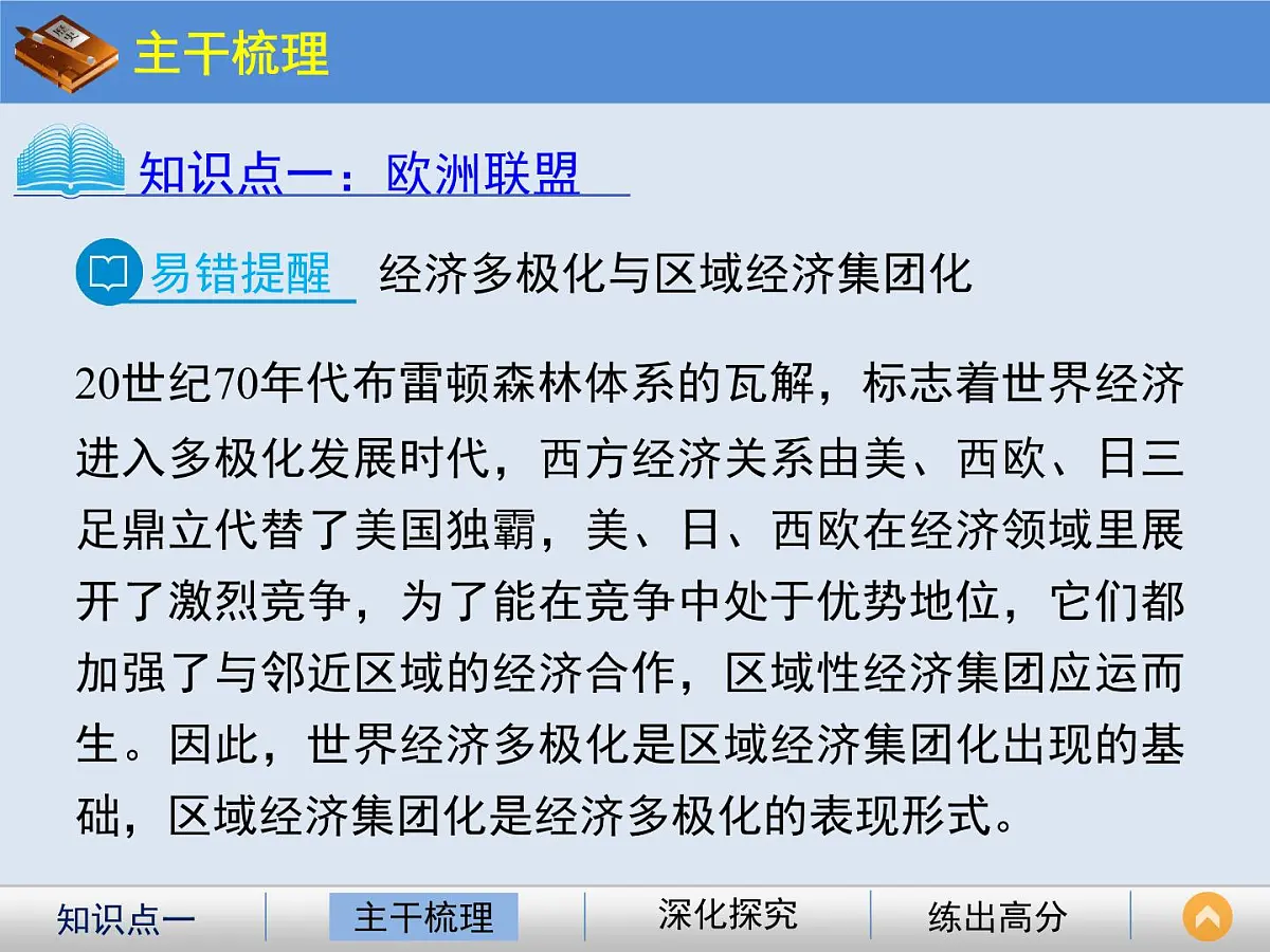 人教版 (新课标)高中历史必修2 8-23《世界经济的区域集团化》课件第5页