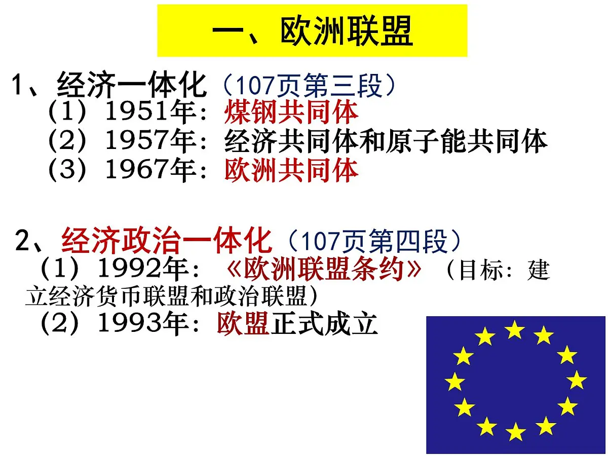 人教版 (新课标)高中历史必修2 8-23《世界经济的区域集团化》课件第6页