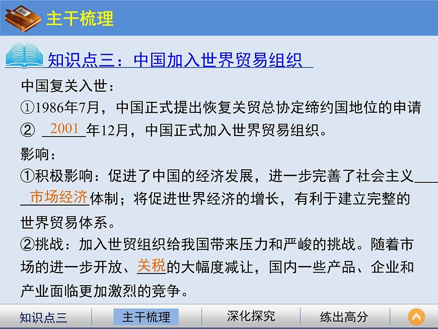 人教版 (新课标)高中历史必修2 8-24《世界经济的全球化趋势》课件第8页