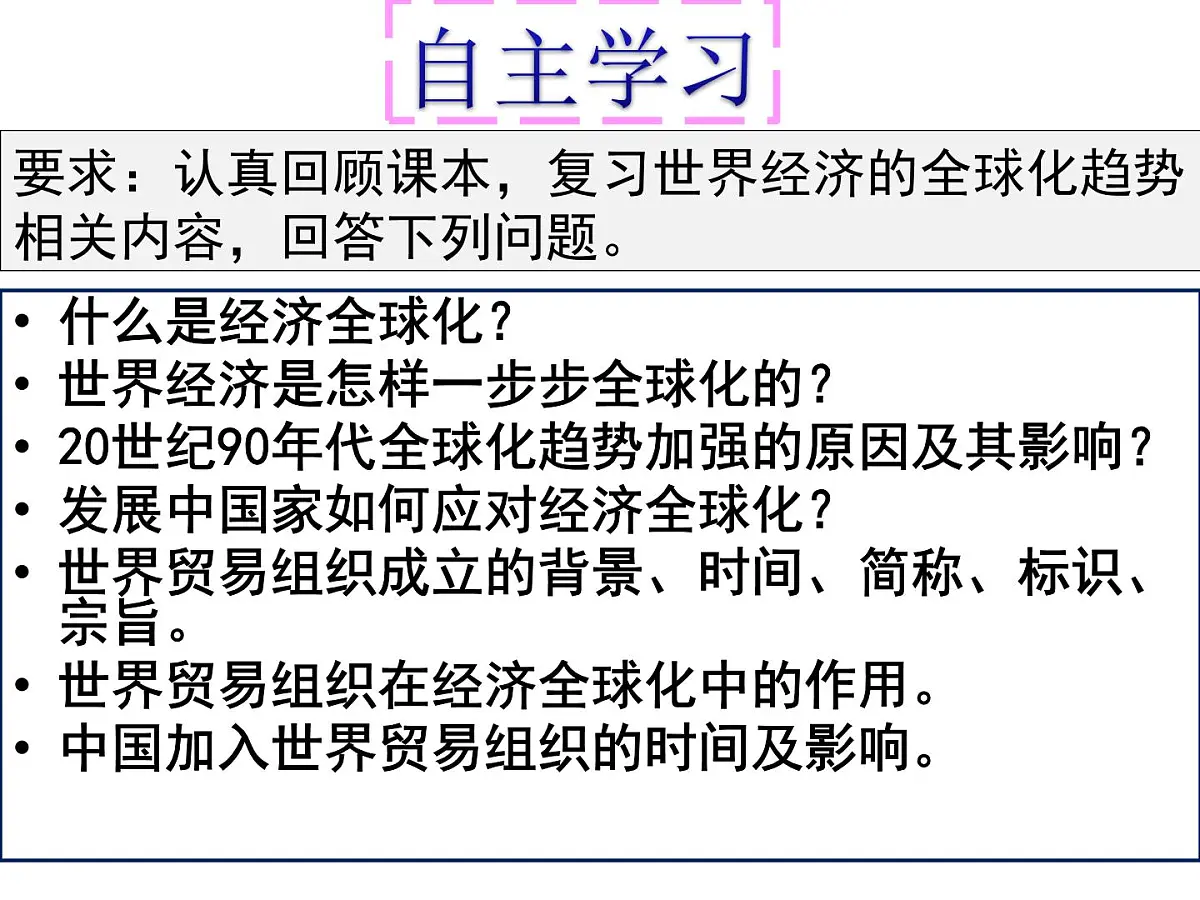 人教版 (新课标)高中历史必修2 8-24《世界经济的全球化趋势》课件第4页