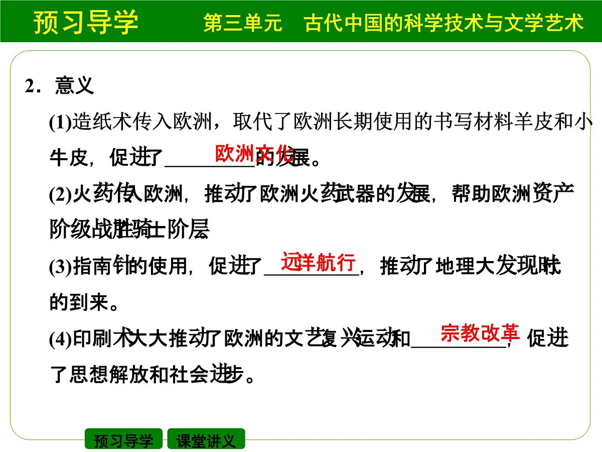 人教版 (新课标)高中历史必修3 3-8《古代中国的发明和发现》课件第6页