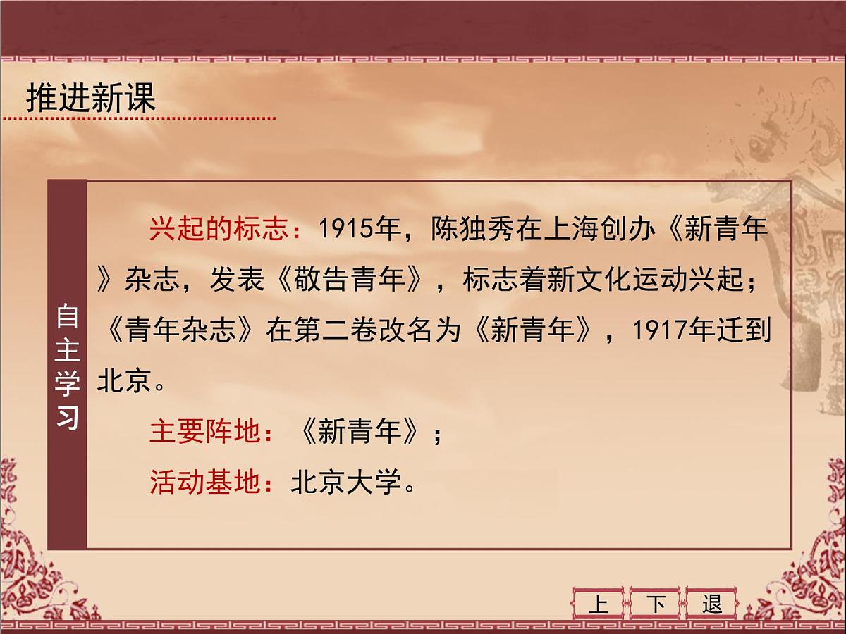 人教版 (新课标)高中历史必修3 5-15《新文化运动与马克思主义的传播》课件第6页
