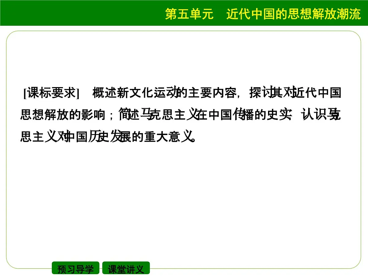人教版 (新课标)高中历史必修3 5-15《新文化运动与马克思主义的传播》课件第2页